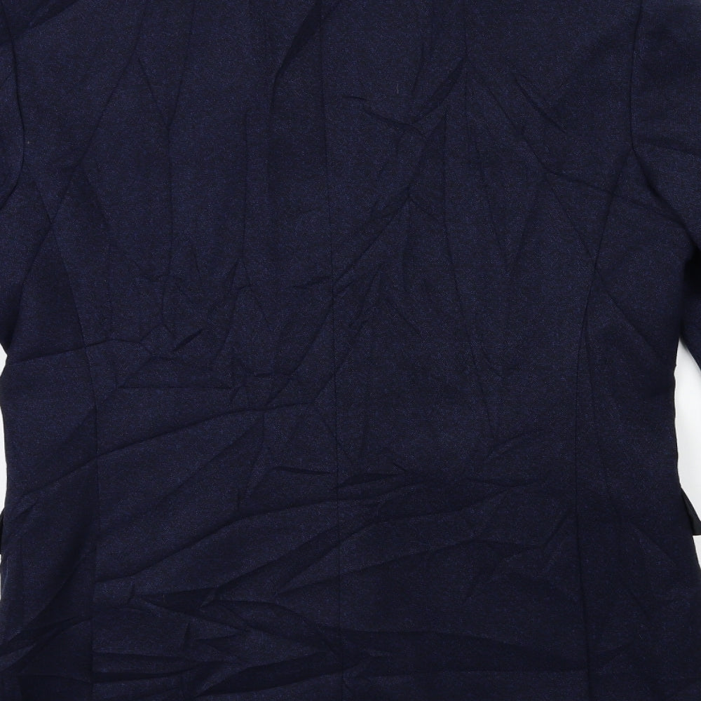 frenchie Mens Blue   Jacket Suit Jacket Size 36