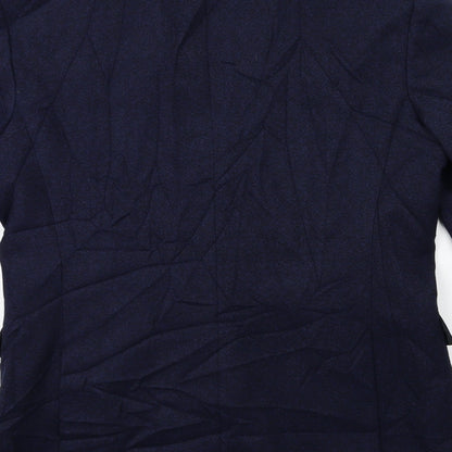 frenchie Mens Blue   Jacket Suit Jacket Size 36