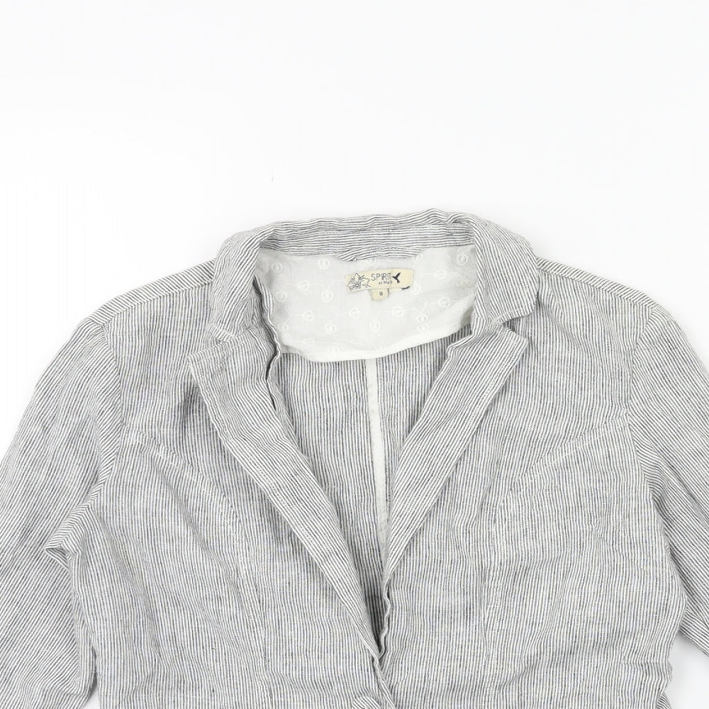 Womens UK Size 8 M&Co Grey Jacket