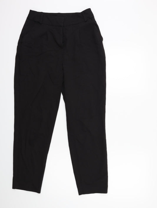 Womens UK Size 10 Very Regular Fit  Black Trousers