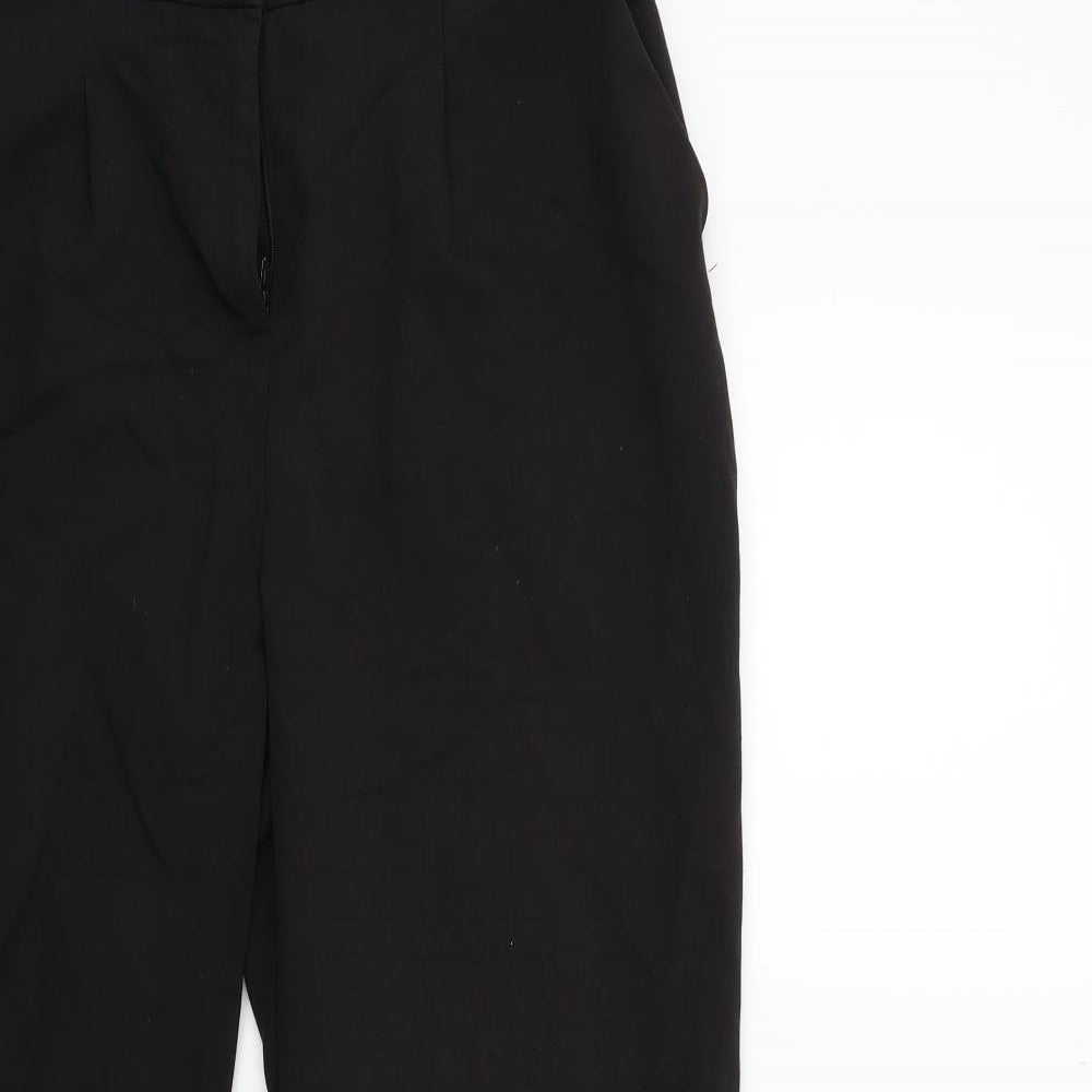 Womens UK Size 10 Very Regular Fit  Black Trousers