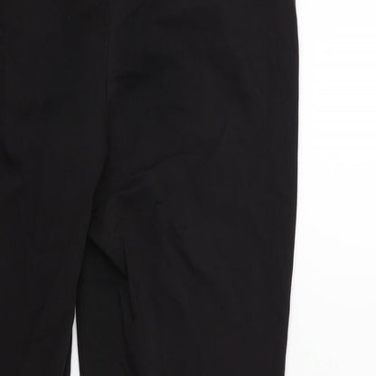 Womens UK Size 10 Very Regular Fit  Black Trousers