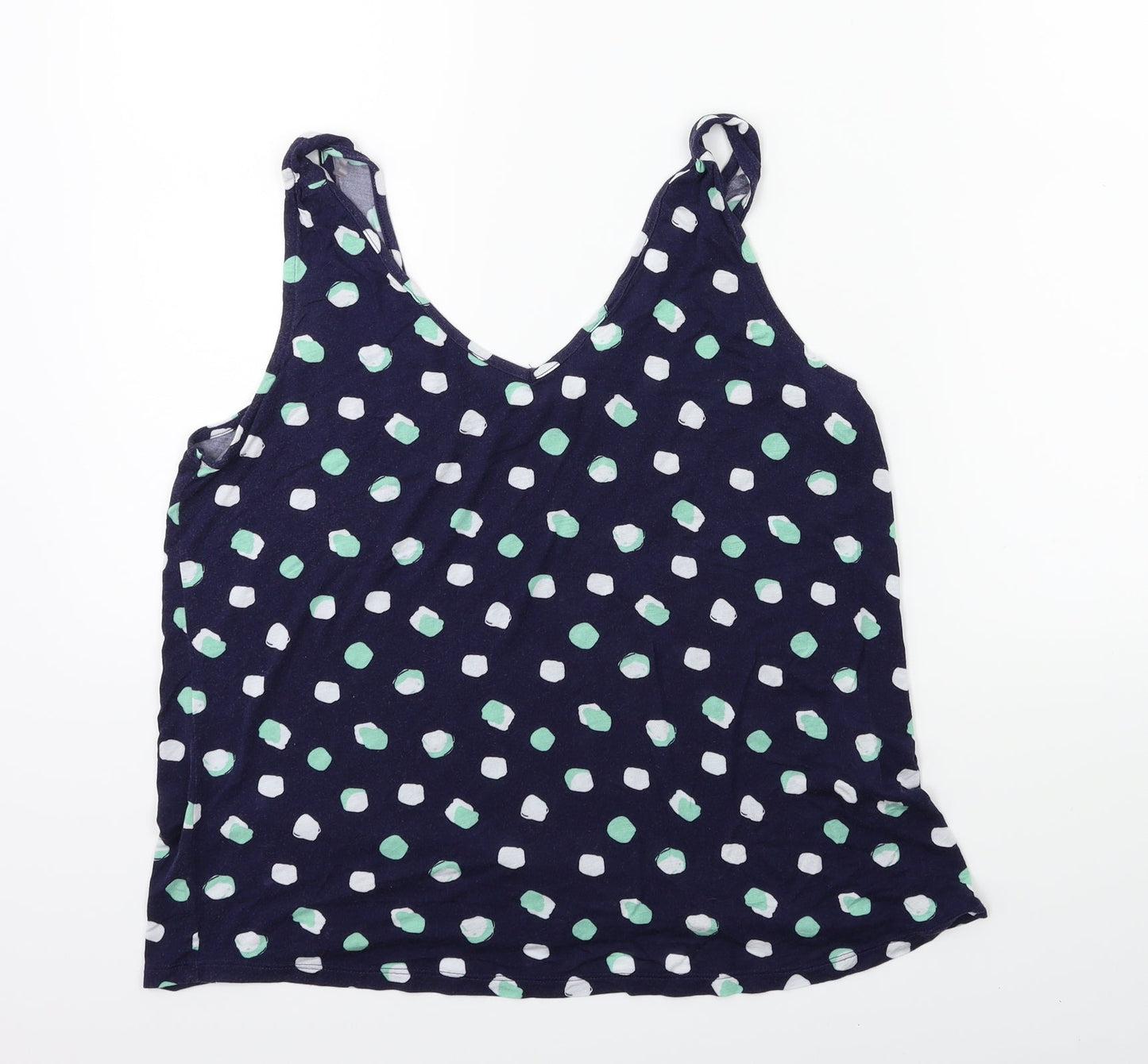 Womens UK Size 12 Marks and Spencer Blue Basic Tank