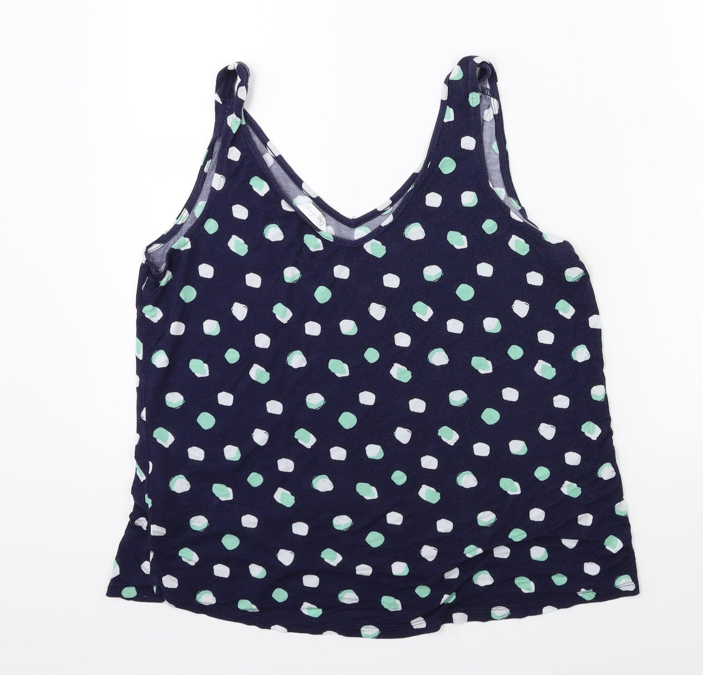 Womens UK Size 12 Marks and Spencer Blue Basic Tank