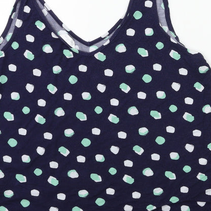 Womens UK Size 12 Marks and Spencer Blue Basic Tank