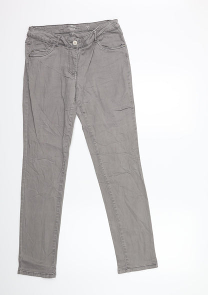 Gina Benotti Womens Grey  Denim Skinny Jeans Size 12 L31 in
