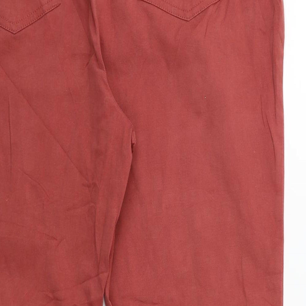 Mia Moda Womens Brown  Denim Jegging Jeans Size 38 in L29 in