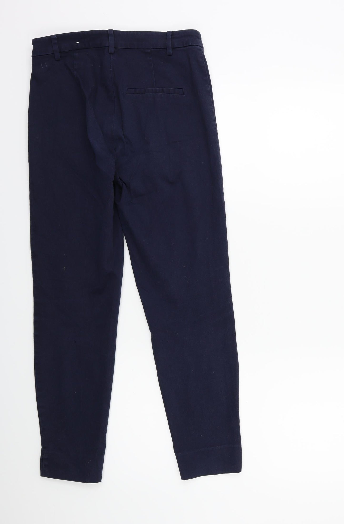 Womens UK Size 8 H&M Regular Fit  Blue Trousers