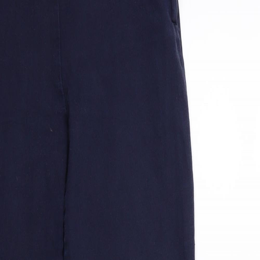 Womens UK Size 8 H&M Regular Fit  Blue Trousers