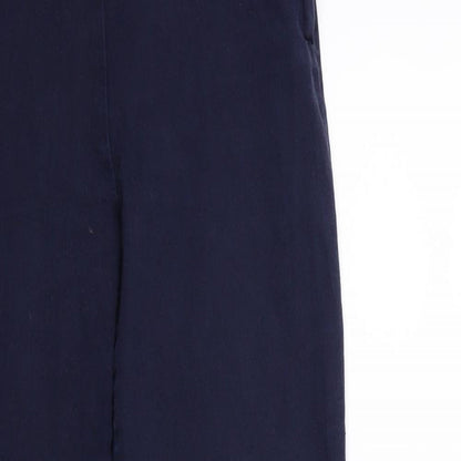 Womens UK Size 8 H&M Regular Fit  Blue Trousers