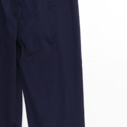 Womens UK Size 8 H&M Regular Fit  Blue Trousers