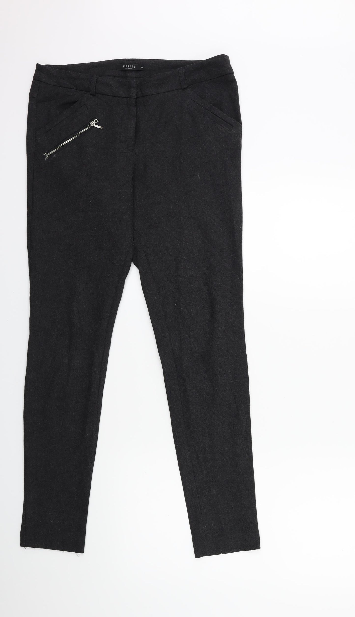 mohito Womens Grey   Trousers  Size 10 L30 in