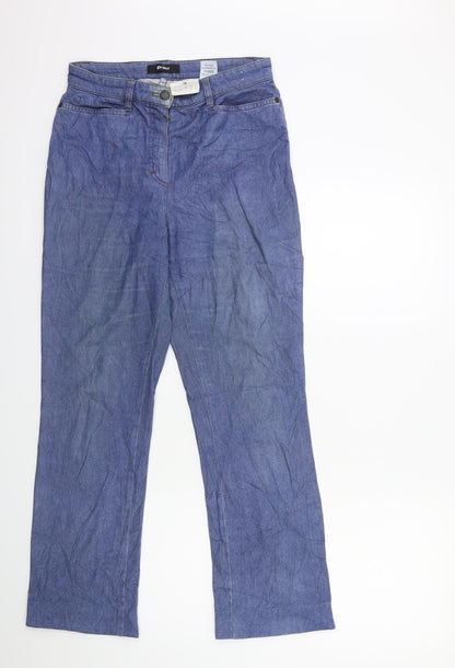 GARDEUR` Womens Blue  Denim Tapered Jeans Size 12 L28 in