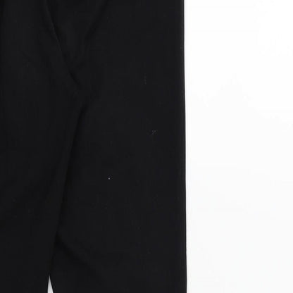 Womens UK Size 24 in Banner Regular Fit  Black Trousers