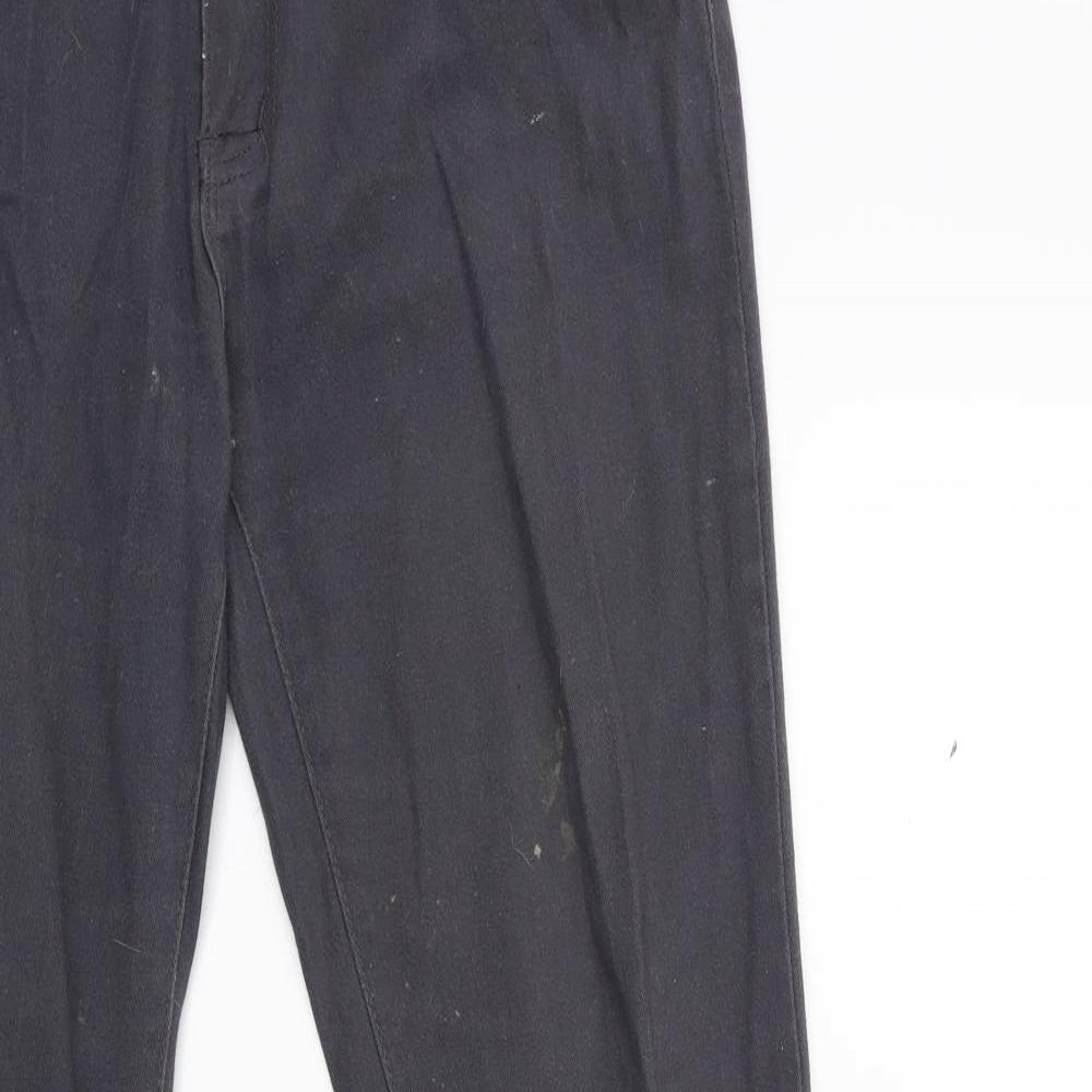 Simply chic Womens Grey  Denim Straight Jeans Size 12 L30 in