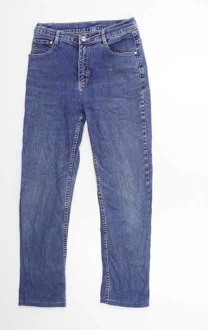 LONI Womens Blue  Denim Tapered Jeans Size 31 in L27 in