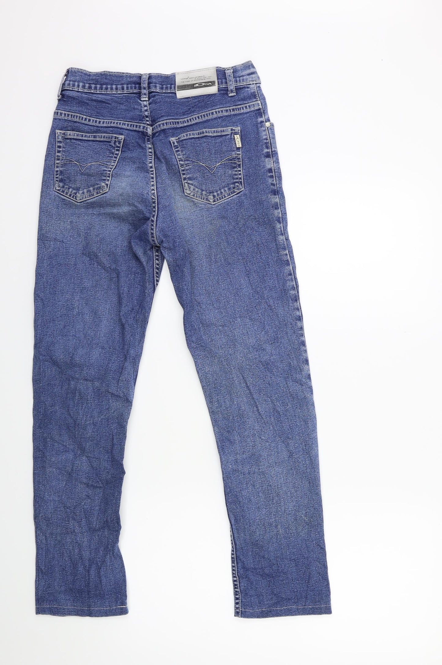 LONI Womens Blue  Denim Tapered Jeans Size 31 in L27 in