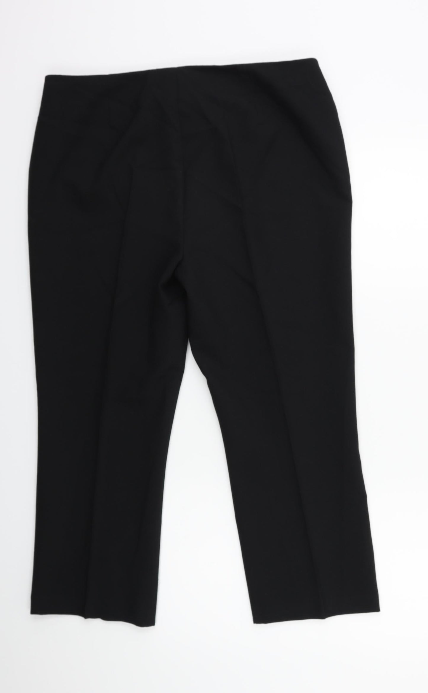 qdos Womens Black   Trousers  Size 16 L23 in