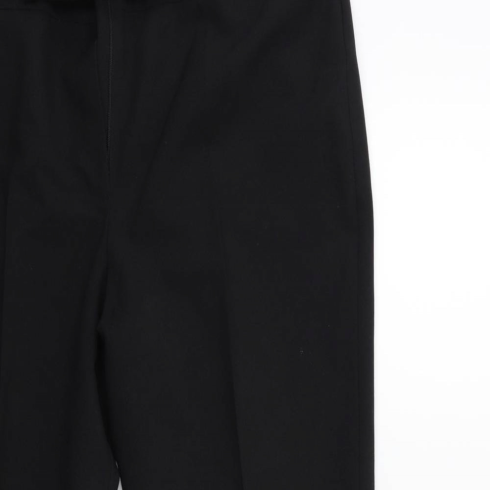 qdos Womens Black   Trousers  Size 16 L23 in
