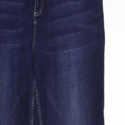 Womens UK Size 32 in Oui Regular Fit Skinny Blue Jeans