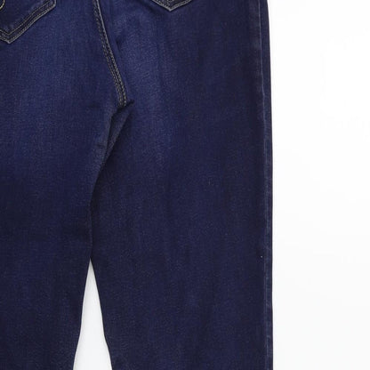 Womens UK Size 32 in Oui Regular Fit Skinny Blue Jeans