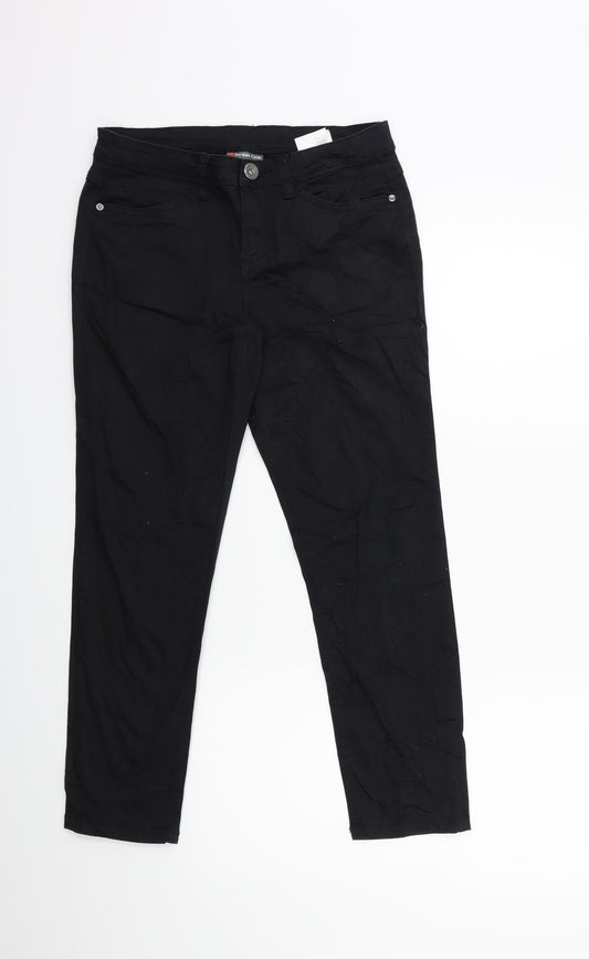 Womens UK Size 8 Street One Regular Fit  Black Trousers