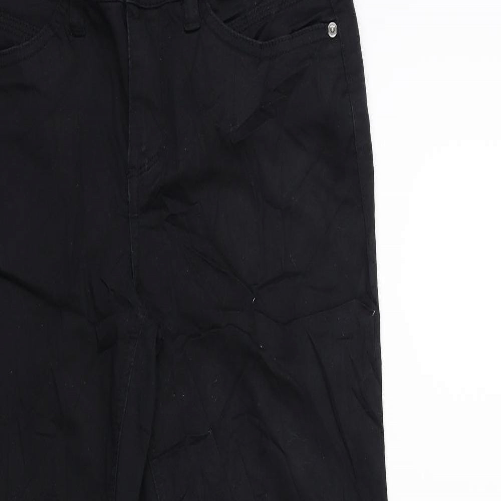 Womens UK Size 8 Street One Regular Fit  Black Trousers
