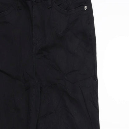 Womens UK Size 8 Street One Regular Fit  Black Trousers