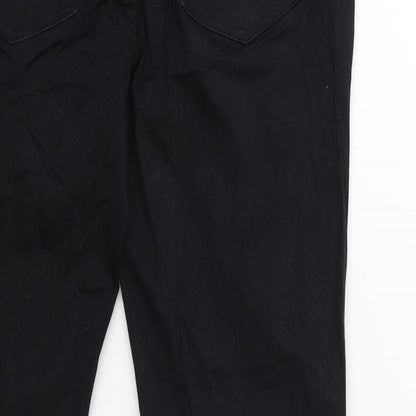 Womens UK Size 8 Street One Regular Fit  Black Trousers