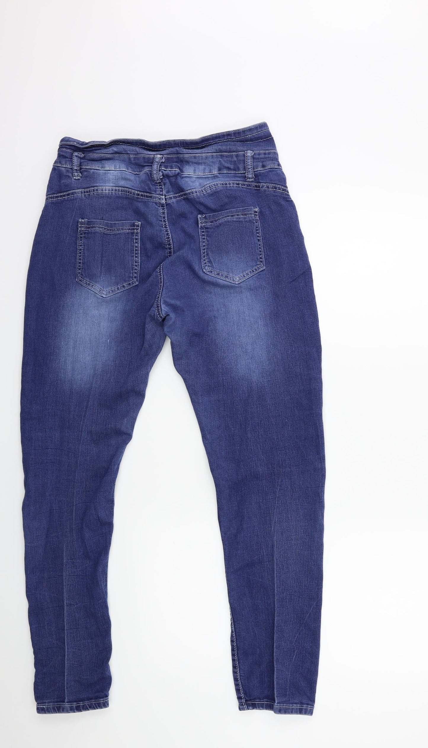 FALMER Womens Blue  Denim Skinny Jeans Size 30 in L29 in