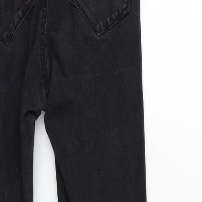 Denim & Co. Womens Black  Denim Skinny Jeans Size 10 L25 in