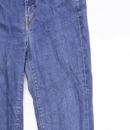 Womens UK Size 8 H&M Regular Fit Skinny Blue Jeans