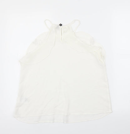 Womens UK Size 12 H&M White Camisole Blouse