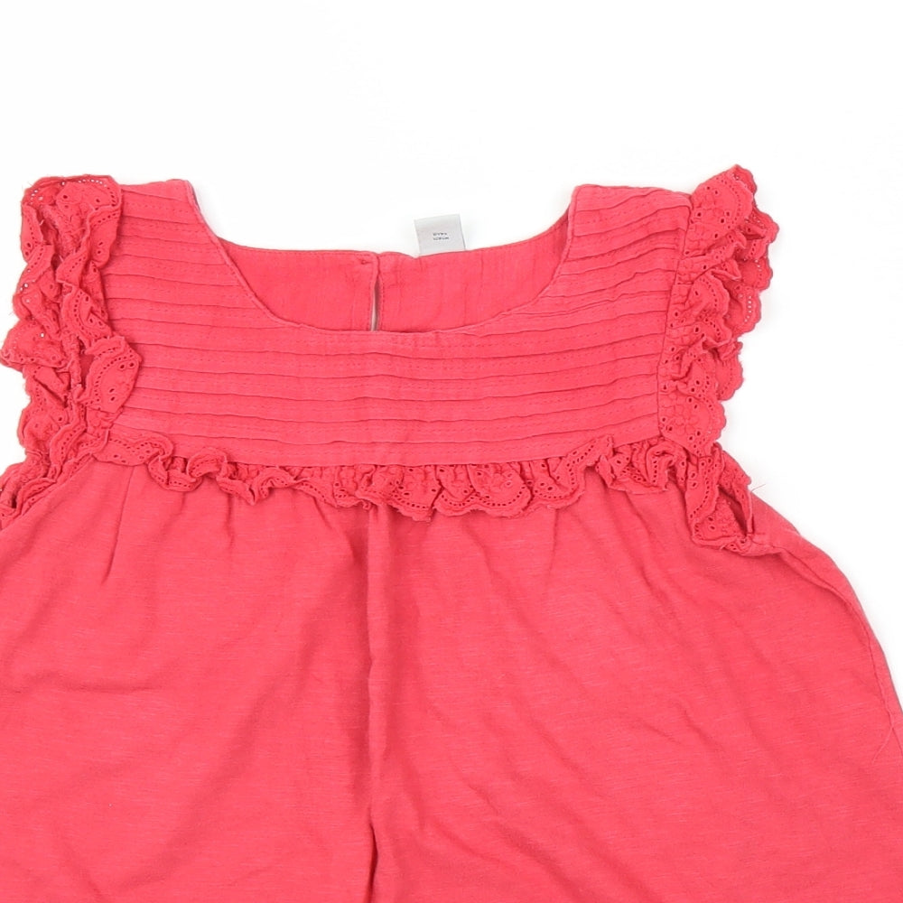 TU Girls Pink   Tunic Blouse Size 8 Years