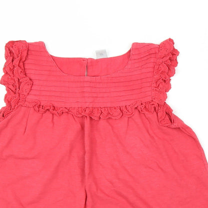TU Girls Pink   Tunic Blouse Size 8 Years