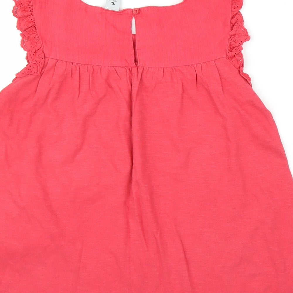 TU Girls Pink   Tunic Blouse Size 8 Years
