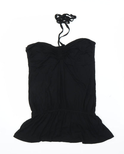 Warehouse Womens Black   Basic Blouse Size 14