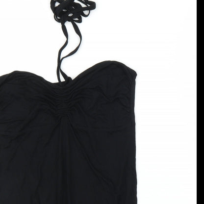 Warehouse Womens Black   Basic Blouse Size 14