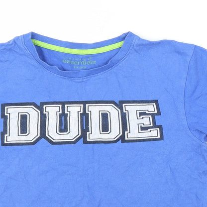 Primark Boys Blue   Basic T-Shirt Size 13 Years