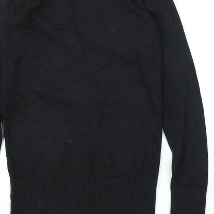 M&S Girls Black   Cardigan Jumper Size 11 Years