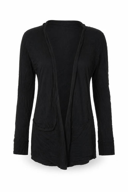 Effect Womens Black   Cardigan Jumper Size S