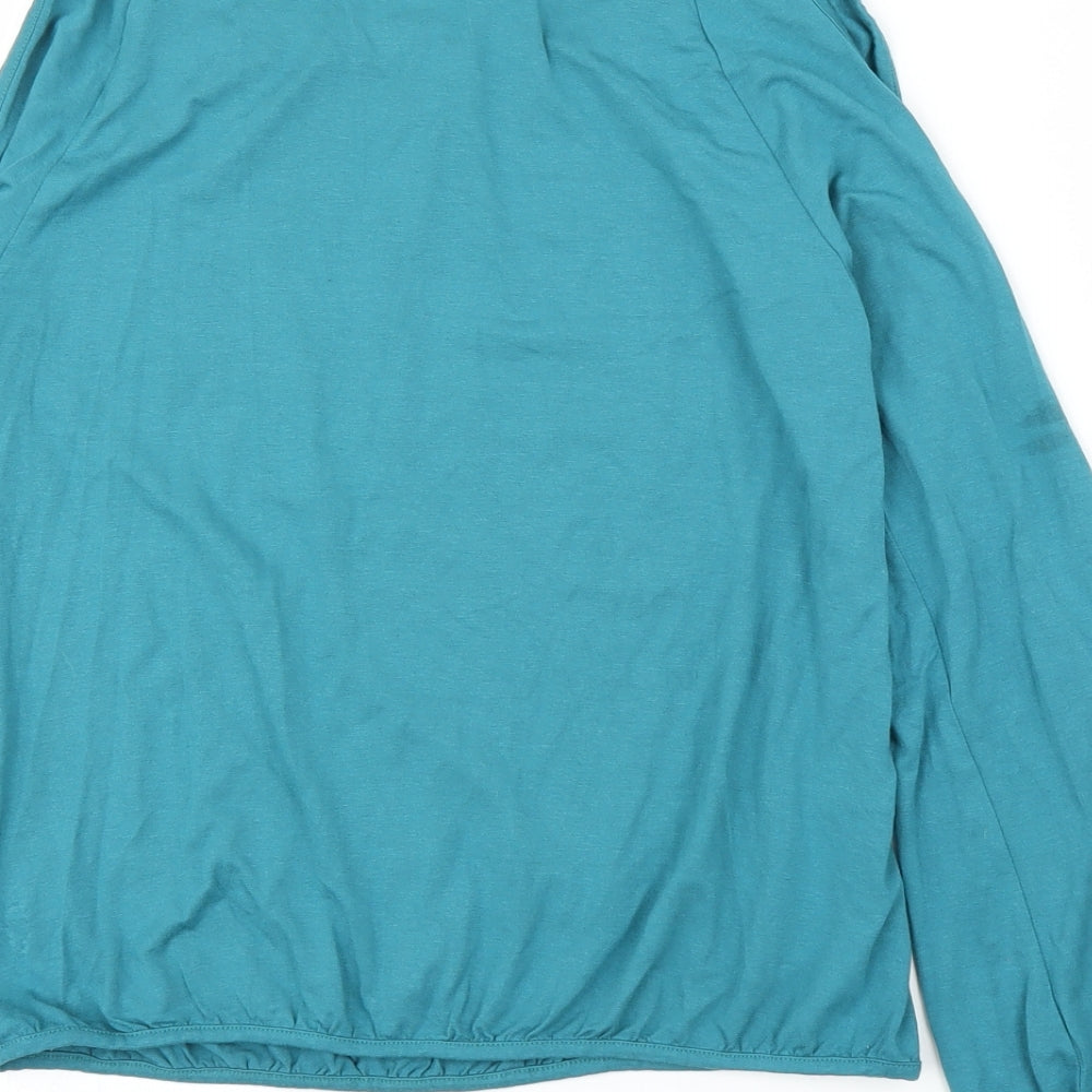 Womens UK Size 10 NEXT Green Basic Blouse