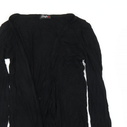 Style Womens Black   Cardigan Jumper Size M