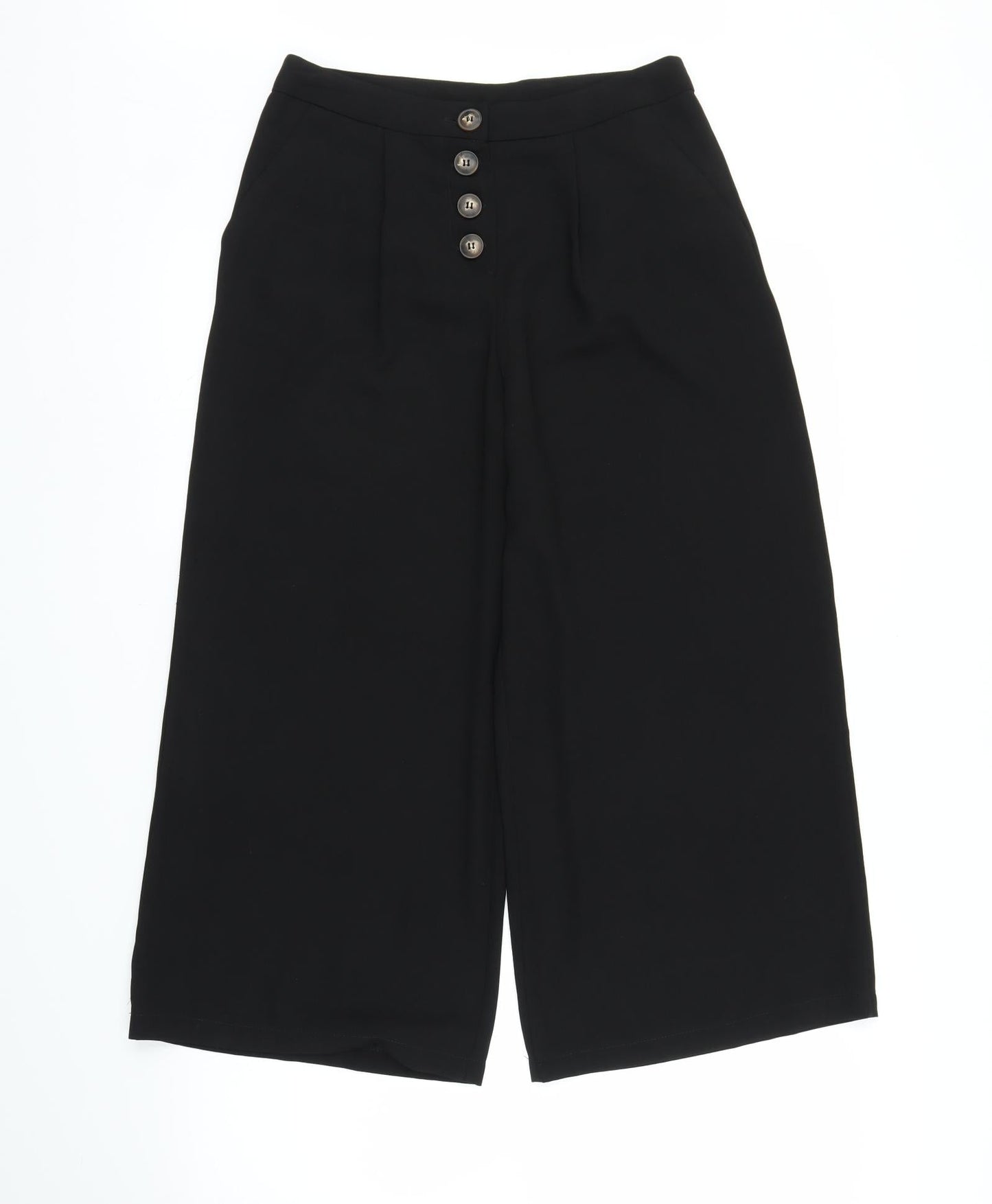 Primark Womens Black   Capri Trousers Size 10 L22 in