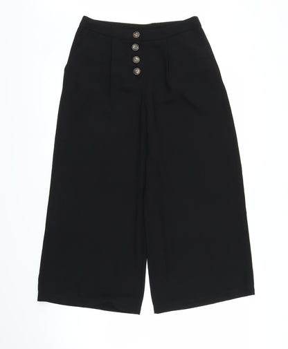 Primark Womens Black   Capri Trousers Size 10 L22 in