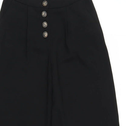 Primark Womens Black   Capri Trousers Size 10 L22 in