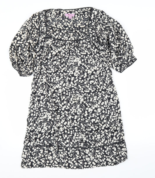 Monsoon Womens Beige Floral  A-Line  Size 10