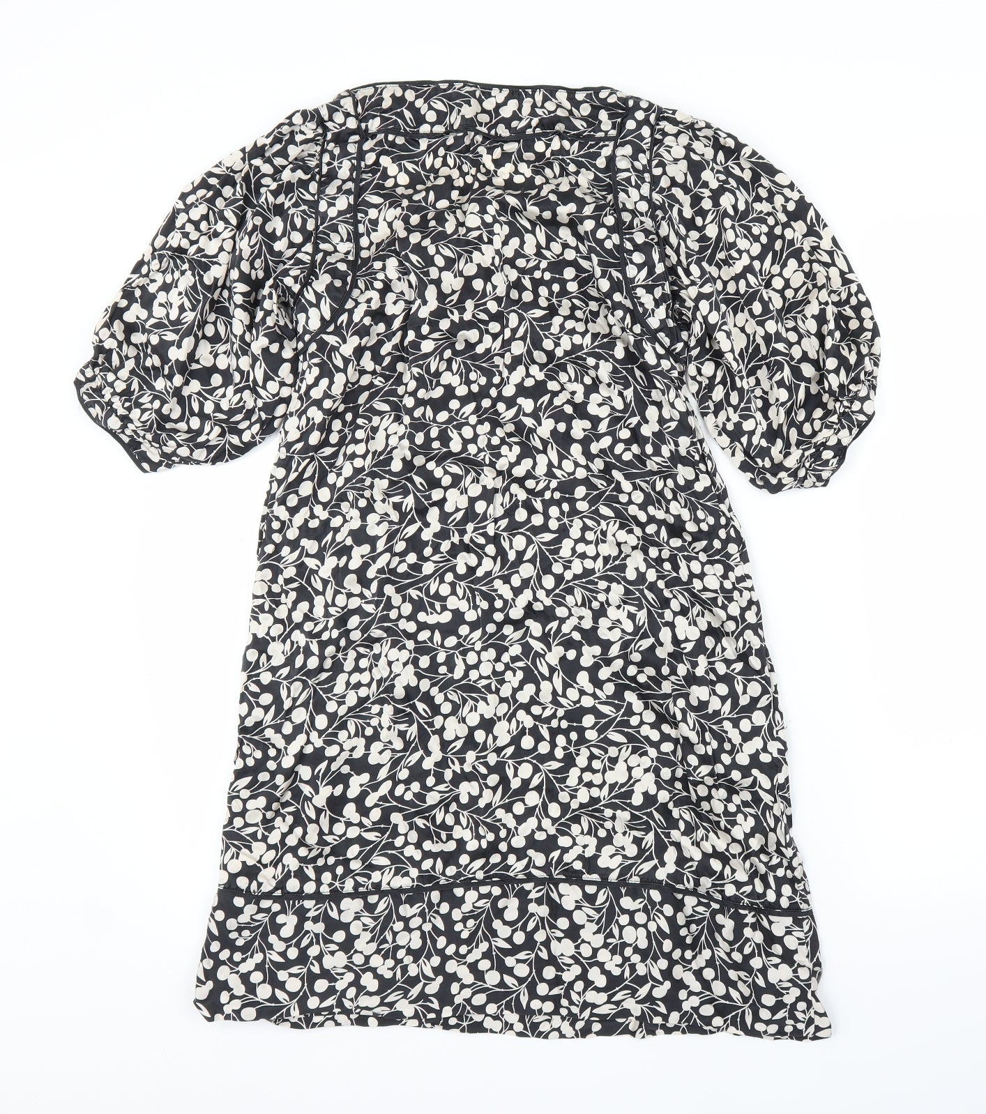 Monsoon Womens Beige Floral  A-Line  Size 10