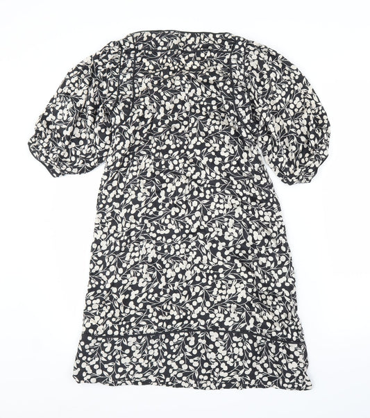 Monsoon Womens Beige Floral  A-Line  Size 10