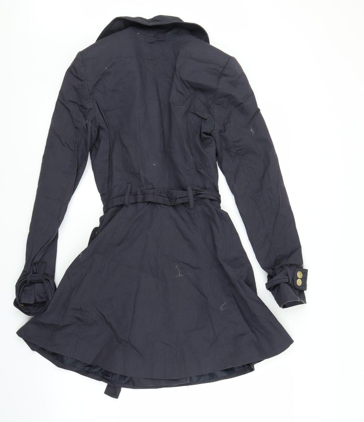 Womens UK Size 6 New Look Blue Overcoat